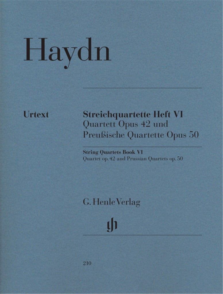 Streichquartette Heft VI op. 42 und 50